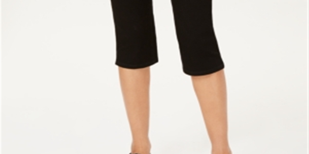 Charter Club Women's  Petite Atlantic Skimmer Jeans  Saturated Black Size 4 P