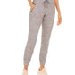 Ideology Women's Waffle-Knit Joggers Deep Charcoal Gray Size XS