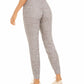 Ideology Women's Waffle-Knit Joggers Deep Charcoal Gray Size XS