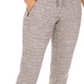 Ideology Women's Waffle-Knit Joggers Deep Charcoal Gray Size XS