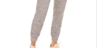 Ideology Women's Waffle-Knit Joggers Deep Charcoal Gray Size XS