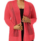 Alfani Women's Plus Size Novelty Stitch Cardigan Red Size 3X