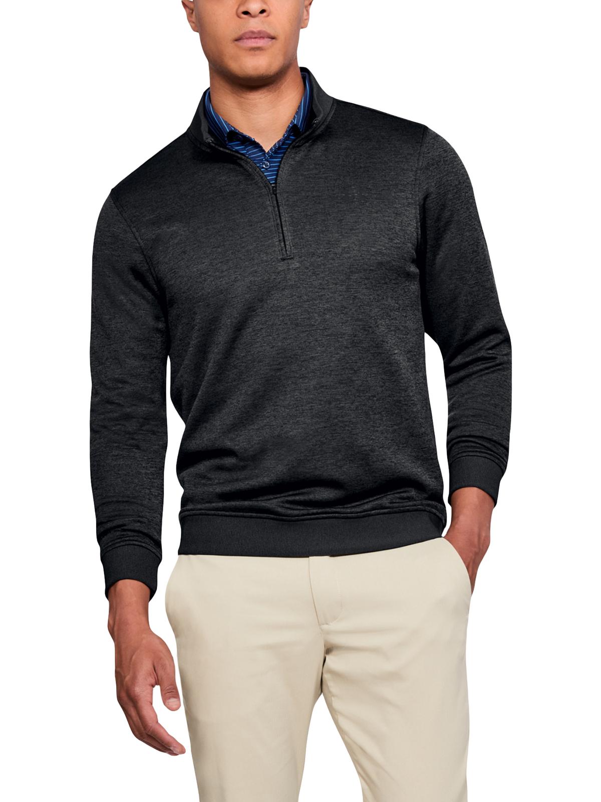 UA Men's Micro Fleece Hoodie Jacket Black Size XXL