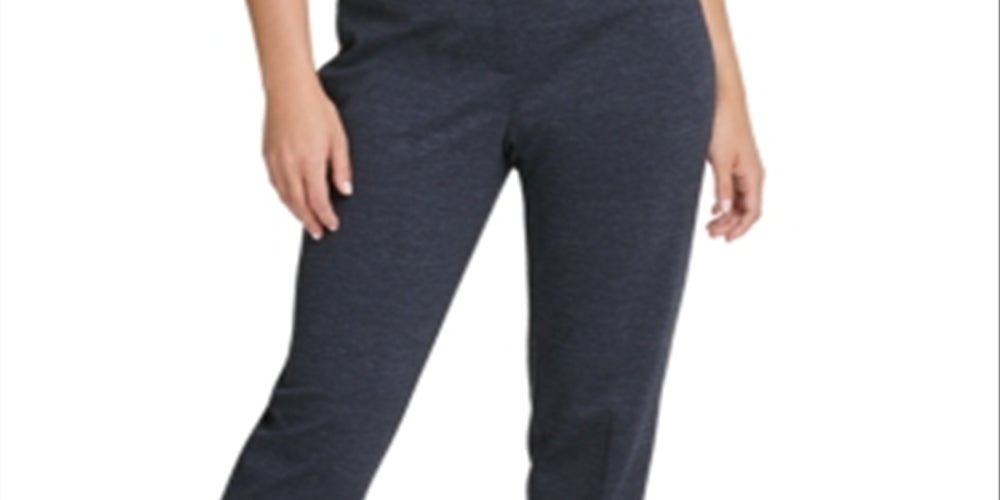 DKNY Women's Knit Skinny Pants Blue Size 12