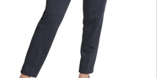 DKNY Women's Knit Skinny Pants Blue Size 12