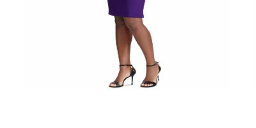 Lauren Ralph Lauren Petite Jersey Three-Quarter-Sleeve Dress Purple Size 10P