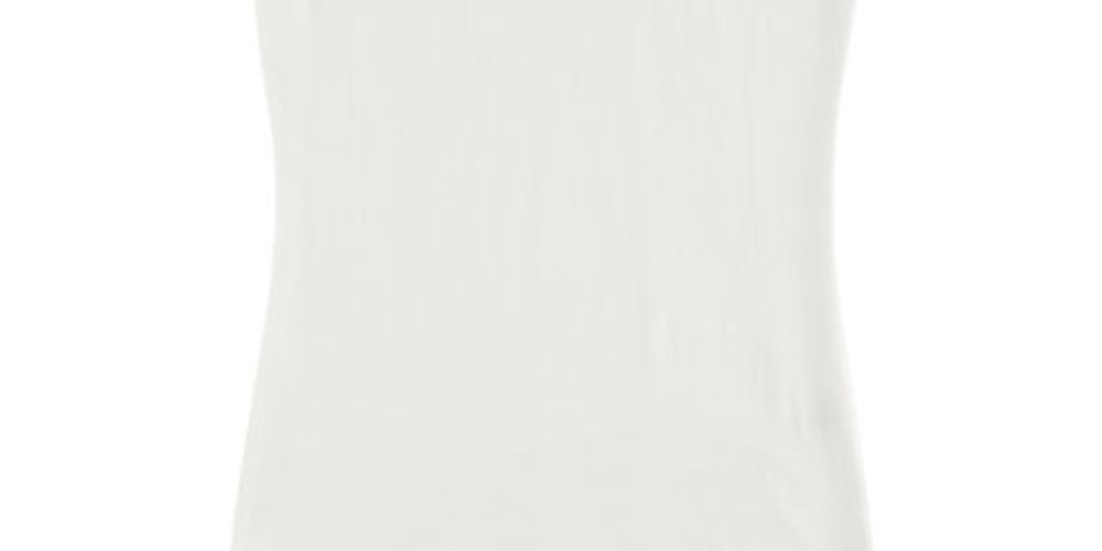 Aveto Junior's V-Neck Soft Stretch Knit Solid Top White Size Large