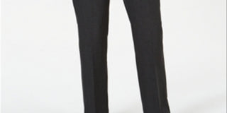 Charter Club Women's Trouser Pants  Charcoal Heather Combo Gray Size 8