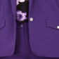 Calvin Klein Women's Blazer Wear to Work Jacket Purple Size 16W