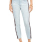 Tommy Hilfiger Women's  Side-Stripe Skinny Jeans Saint Claire Blue Size 16