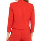 Bar III Women's Soft Open Blazer Red Size 1X