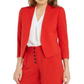 Bar III Women's Soft Open Blazer Red Size 1X