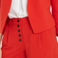 Bar III Women's Soft Open Blazer Red Size 1X