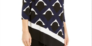 Alfani Women's Blouse Midnight Blue Size Small