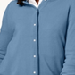 Karen Scott Women's Bead-Button Cardigan  Blue Size Small