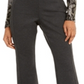 INC International Concepts Women's Curvy Seamed Bootcut Pants Gray Size 18