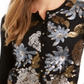 Charter Club Women's Sequined Cardigan Black Size XS