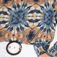 INC International Concepts Women's Tie Dyed Cold Shoulder Blouse White Size Petite XL