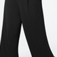 Calvin Klein Women's  Belted Ruffled Zippered Sleeveless Jewel Neck Wide Leg Party Jumpsuit Black Size 14W