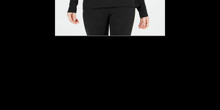 Ideology Women's Workout Fitness Pullover Top Black Size XL