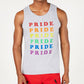 I.n.c. Unisex Rainbow Pride Graphic Tank Benefitting the Trevor Project Gray Size XSMLMEDREG