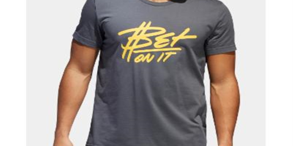 Adidas Men's ClimaLite Graphic T-Shirt Gray Size XXL