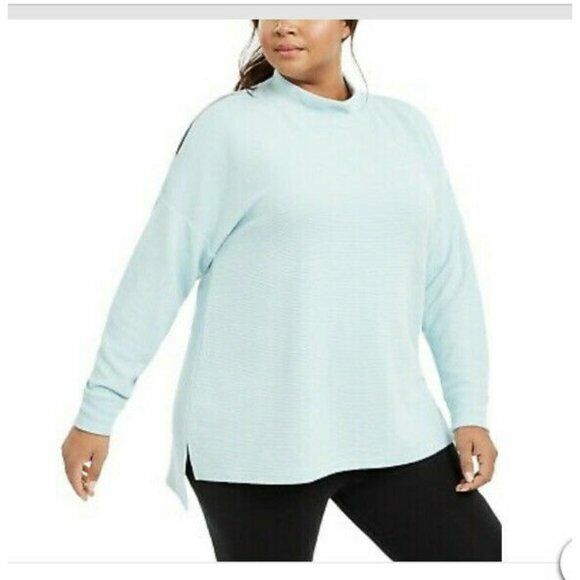 Ideology Cold-Shoulder Vented Top Mint Size XS