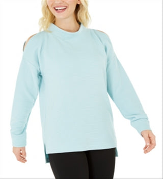 Ideology Cold-Shoulder Vented Top Mint Size XS