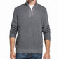 Weatherproof Vintage Men's Sweater 1/2 Zip Textured Knit Pullover Gray Size 2XL