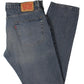 Levi's 502 Men's Jeans Blue  Regular Straight Leg Stretc Blue Size 36X34