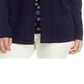 Anne Klein Women's Cardigan Blue Size Large
