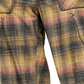 Free People Women's  Plaid Wide Leg Pants Green Size 0