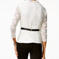 Alex Evenings Women's Scalloped Lace Blouse White Size Small