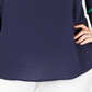 Charter Club Women's Plus Tiered Sleeve Top Blue Size 1X