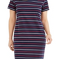 Karen Scott Women's  Striped Dress  Blue Size Small