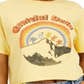 Junk Food Women's Grateful Dead Graphic Cropped T-Shirt Yellow Size XL