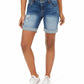 KUT from the Kloth Men's Catherine Boyfriend Distressed Denim Shorts Blue Size 2