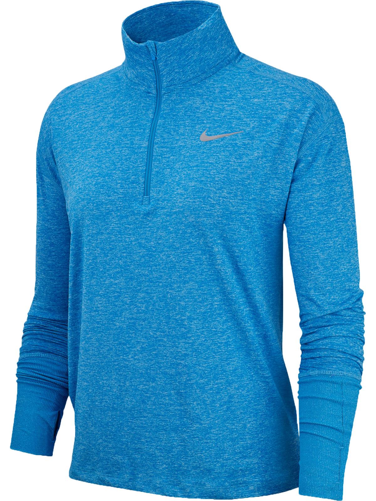 Nike Women's Fitness Workout 1/4 Zip Jacket Blue Size X-Large