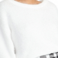Rachel Roy Women's Fuzzy Cropped Sweater White Size Small