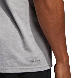 Adidas Men's ClimaLite Graphic T-Shirt Gray Size Large