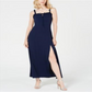 Teeze Me Women's Sleeveless Daytime Maxi Dress Blue Size 11