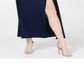 Teeze Me Women's Sleeveless Daytime Maxi Dress Blue Size 11