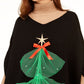 Charter Club Women's Tulle Tree Top Black  One Size