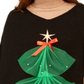 Charter Club Women's Tulle Tree Top Black  One Size