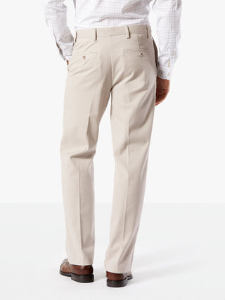 Dockers Men's Easy Stretch Classic Fit Pants Brown Size 34X34