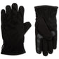 Isotoner Men's Water Repellent with a Sherpa Soft Lining Fleece Touchscreen Glove Black Size Medium