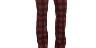 Charter Club Women's Plaid Lexington Jeans Black Size 6 Petite