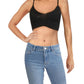 Free People Women's Intimates Solid Everyday Bralette Black Size Medium