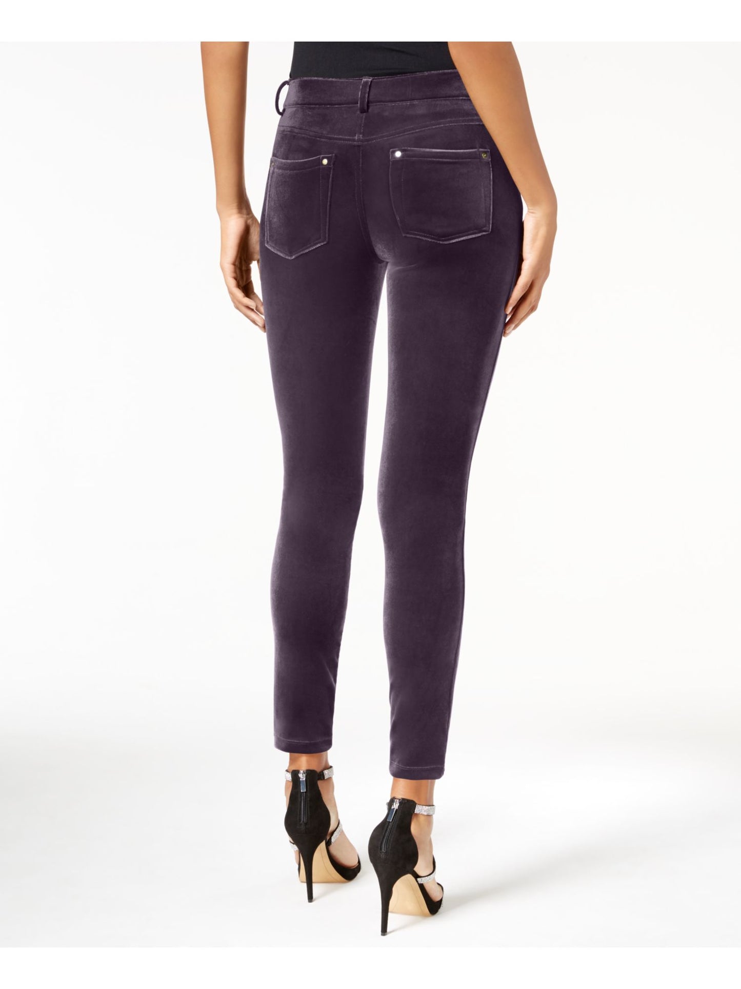INC International Concepts Women's Skinny Pants Purple Size 8