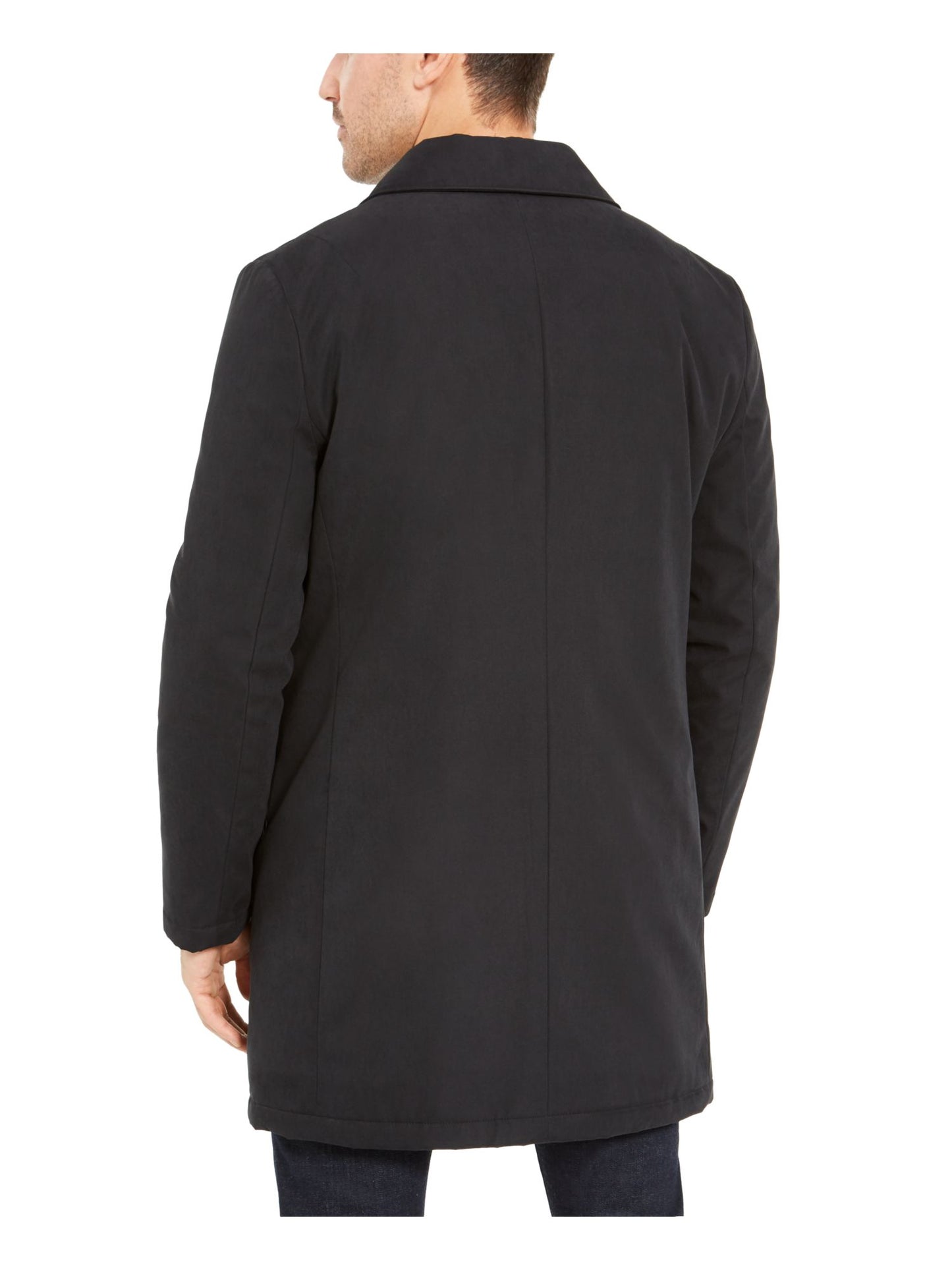 Ralph Lauren Men's Tri Climate Button Down Coat Black Size 40